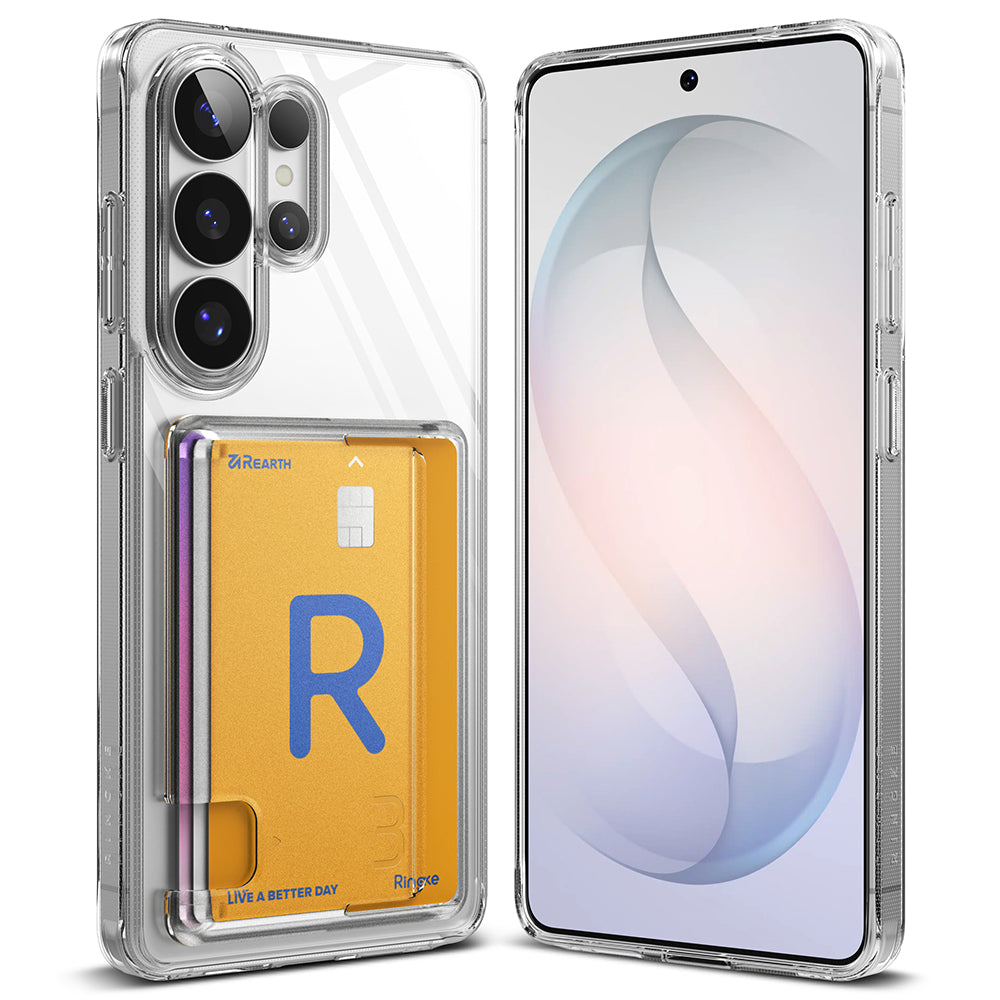 Custodia per Samsung Galaxy S26 Ultra S948, Ringke, Fusion Card, Trasparente