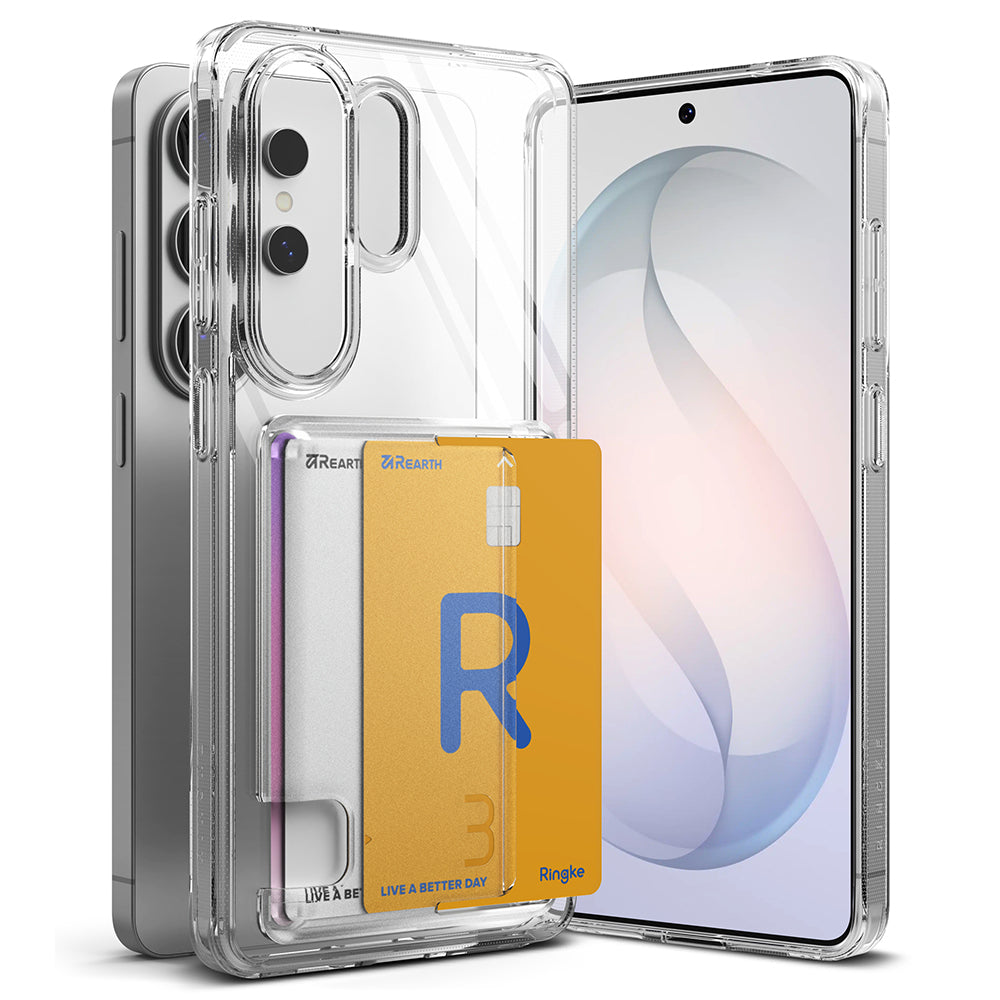Custodia per Samsung Galaxy S26 Ultra S948, Ringke, Fusion Card, Trasparente