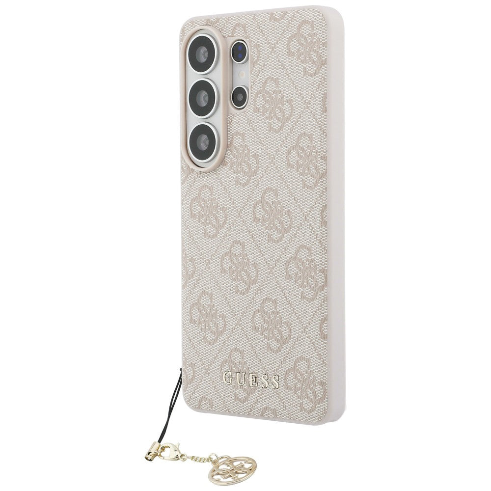 Hülle für Samsung Galaxy S26 Ultra S948, Guess, 4G Classic Logo Charm, Rosa