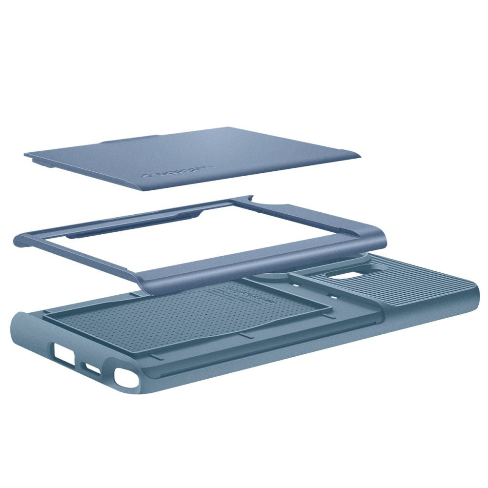 Étui pour Samsung Galaxy S26 Ultra S948, Spigen, Slim Armor CS, Bleu ACS11225