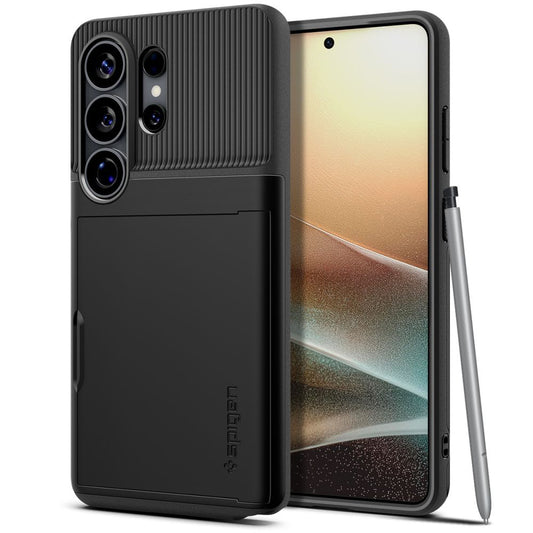 Étui pour Samsung Galaxy S26 Ultra S948, Spigen, Slim Armor CS, Noir ACS11036
