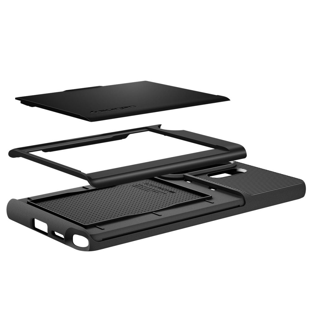 Custodia per Samsung Galaxy S26 Ultra S948, Spigen, Slim Armor CS, Nera ACS11036