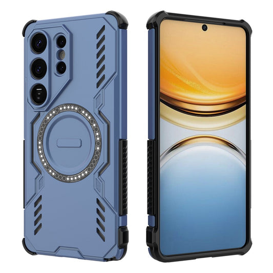 Étui MagSafe pour Samsung Galaxy S26 Ultra, Techsuit, ArmorMag, Bleu