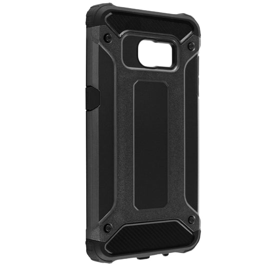 Custodia per Samsung Galaxy S7 edge G935, Techsuit, Hybrid Armor, Nera