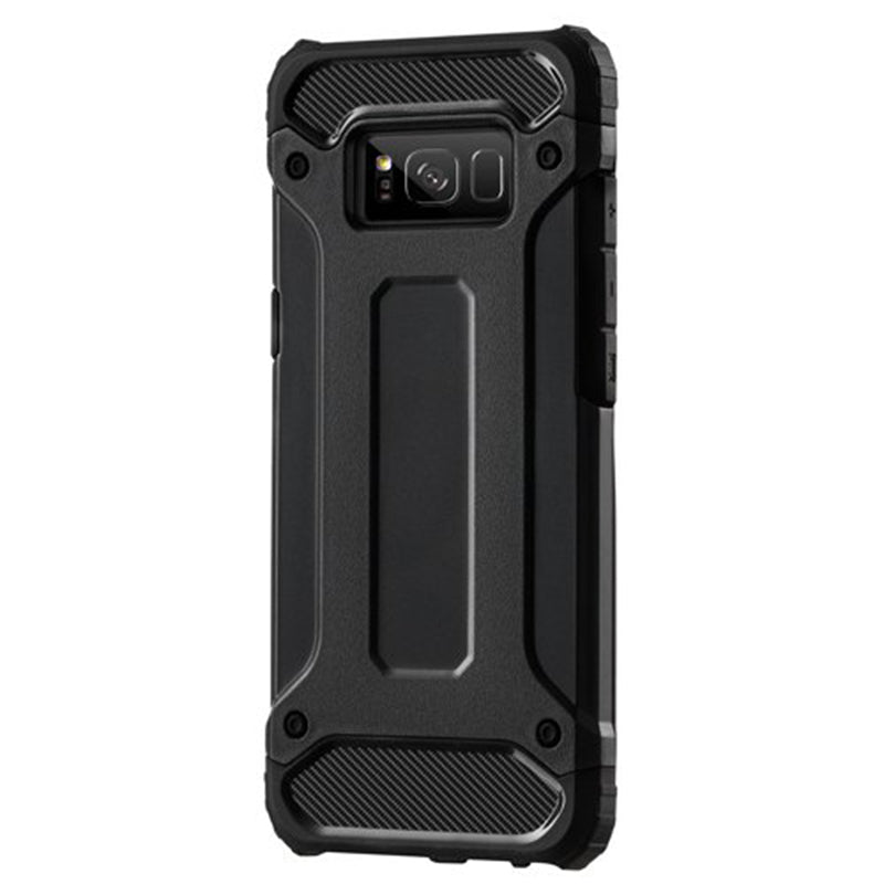Custodia per Samsung Galaxy S8+ G955, Techsuit, Hybrid Armor, Nera