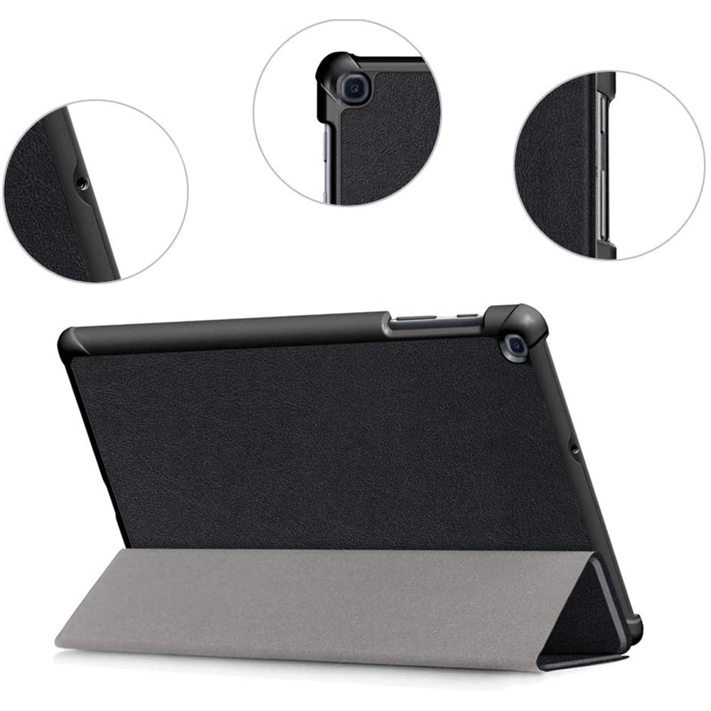 Housse pour Samsung Galaxy Tab A 10.1 (2019), Techsuit, FoldPro, Noire