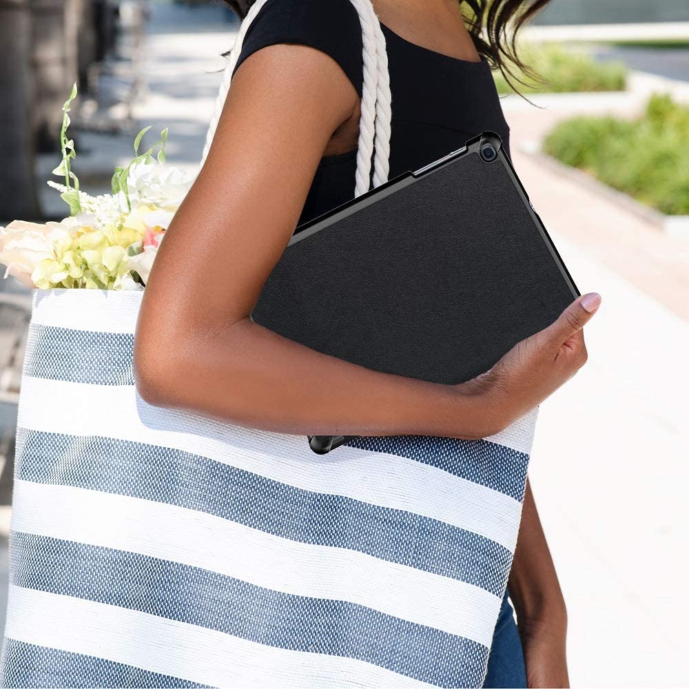 Housse pour Samsung Galaxy Tab A 10.1 (2019), Techsuit, FoldPro, Noire