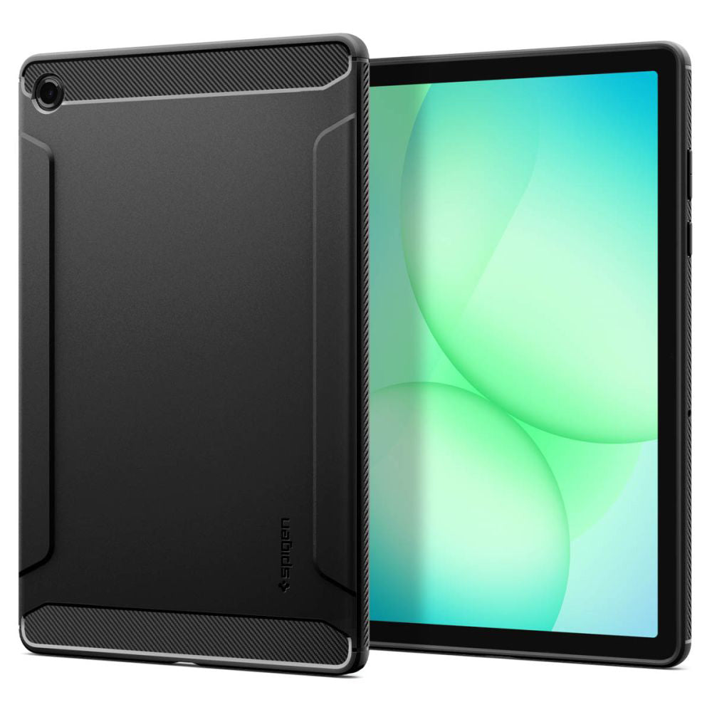 Custodia per Samsung Galaxy Tab A11+, Spigen, Rugged Armor, Nero Opaco ACS10463