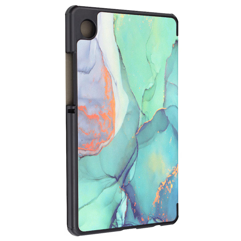 Custodia per Samsung Galaxy Tab A11+ / Tab A9+, Techsuit, FoldPro Green Time, Multicolore
