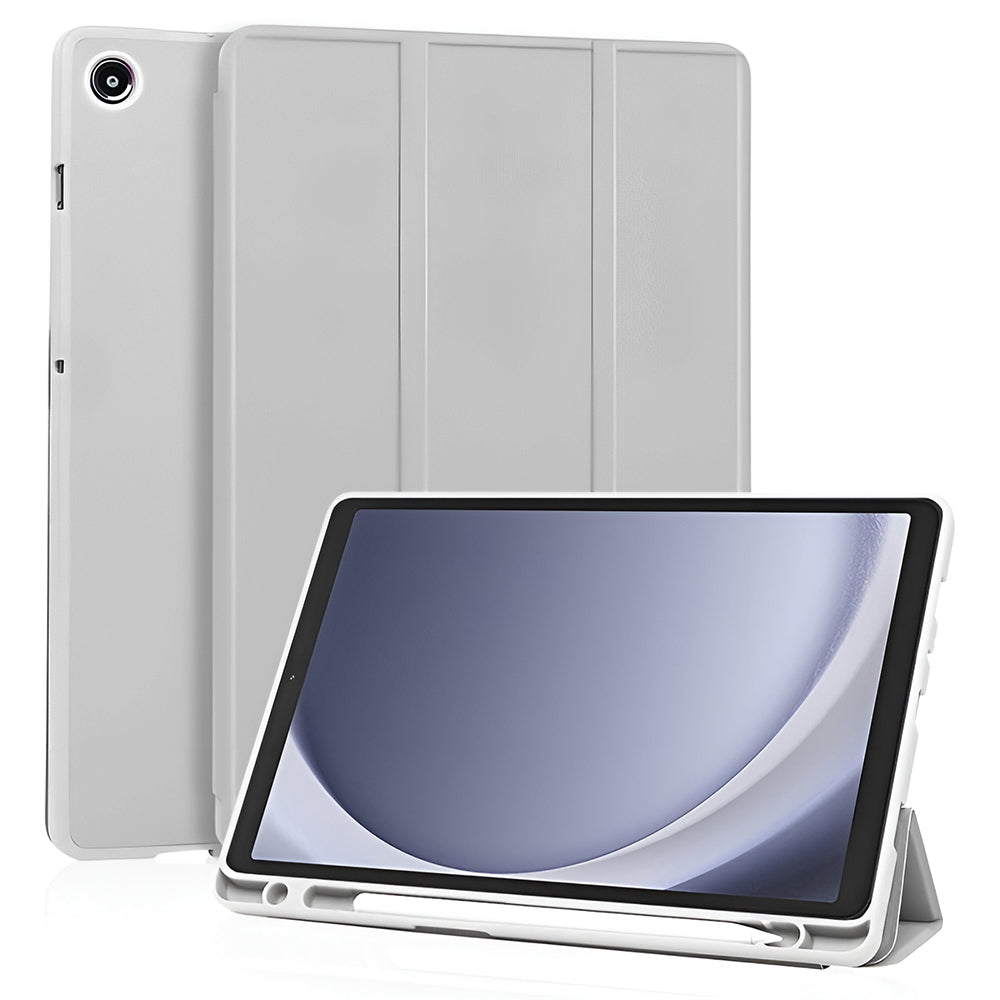 Case for Samsung Galaxy Tab A11 / Tab A9, Techsuit, Flex Trifold New Model, Gray