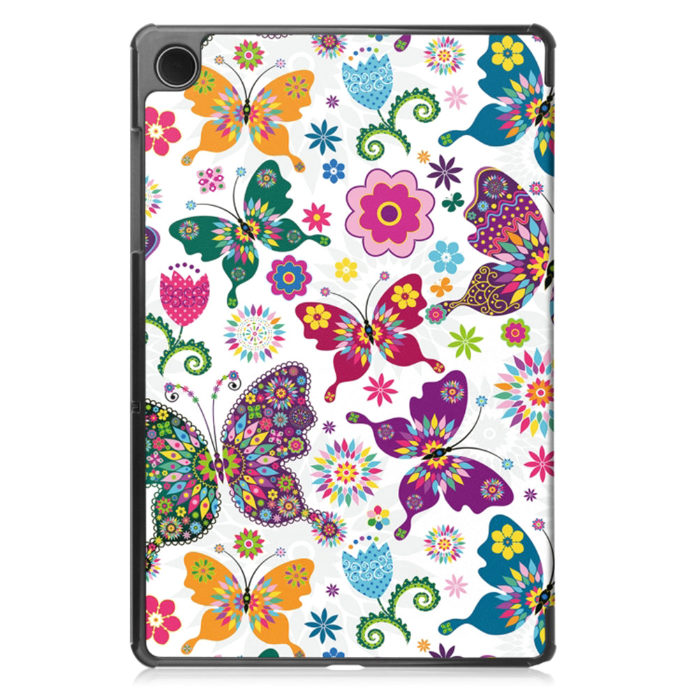 Custodia per Samsung Galaxy Tab A11 / Tab A9, Techsuit, FoldPro Butterfly Nuovo Modello, Multicolore