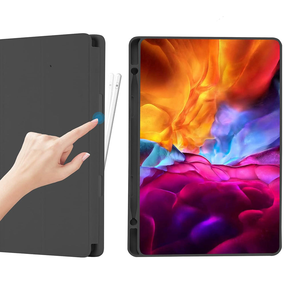 Custodia per Samsung Galaxy Tab A7 Lite, Techsuit, Flex Trifold, Nera