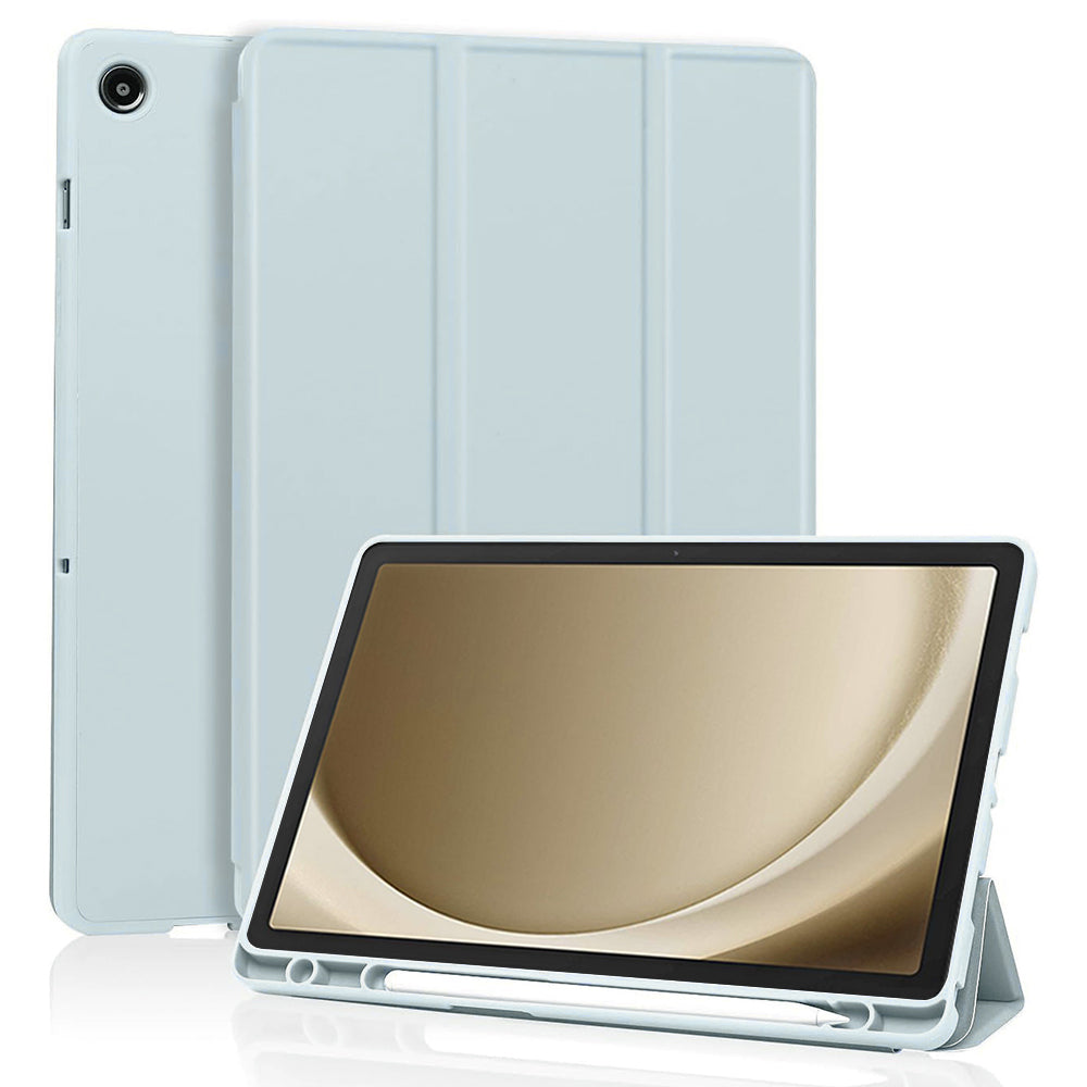 Custodia per Samsung Galaxy Tab A11+ / Tab A9+, Techsuit, Flex Trifold, Blu