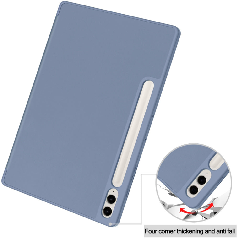 Custodia per Samsung Galaxy Tab S10+ / Tab S9 FE+ / Tab S9+, Techsuit, Flex Trifold, Grigio