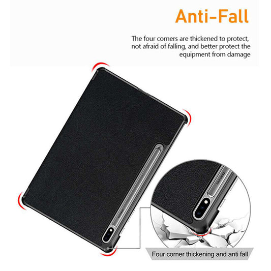 Custodia per Samsung Galaxy Tab S10 Ultra / Tab S9 Ultra / Tab S8 Ultra, Techsuit, FoldPro Unicorn, Multicolore