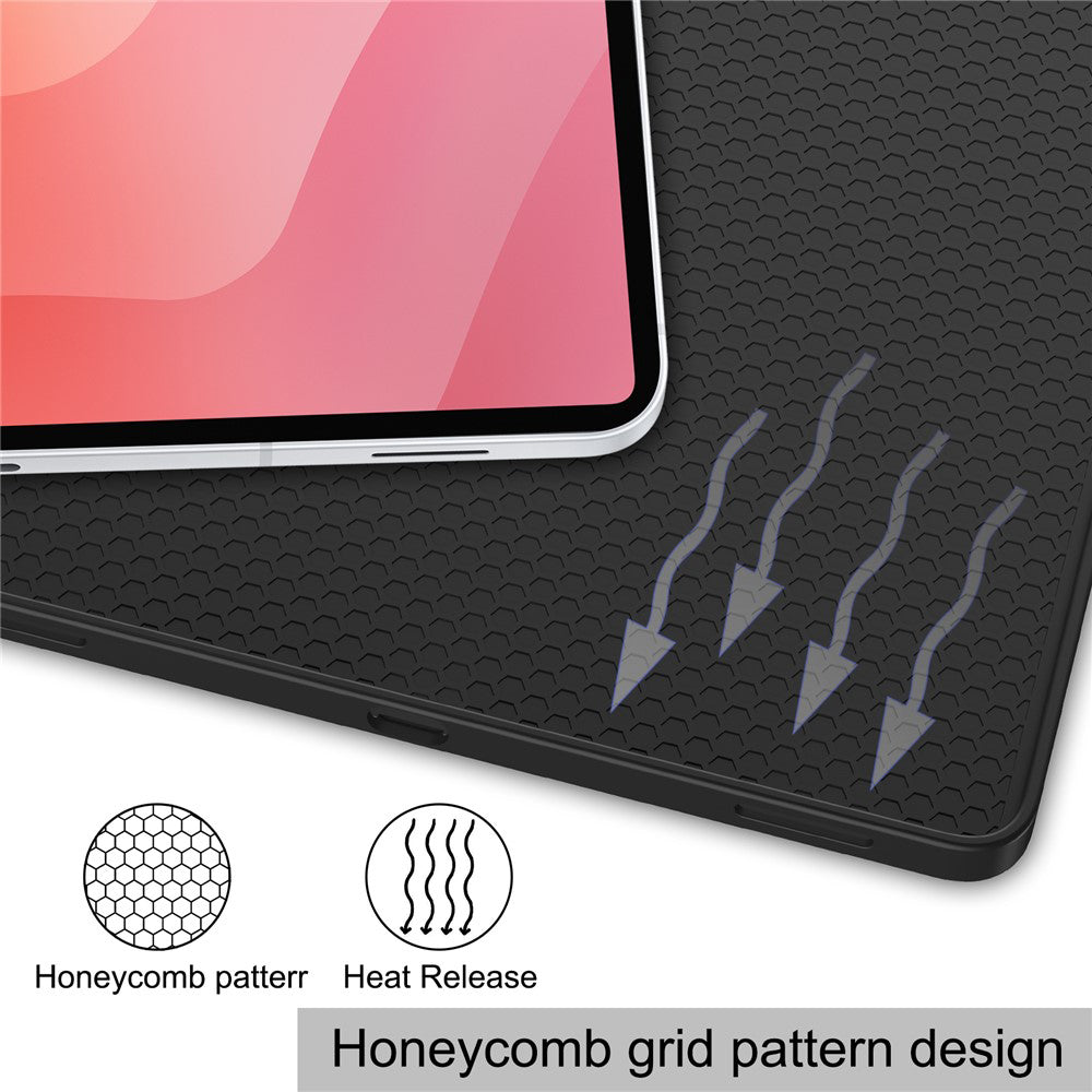 Hülle für Samsung Galaxy Tab S12 Plus, Techsuit, Flex Trifold, Grau