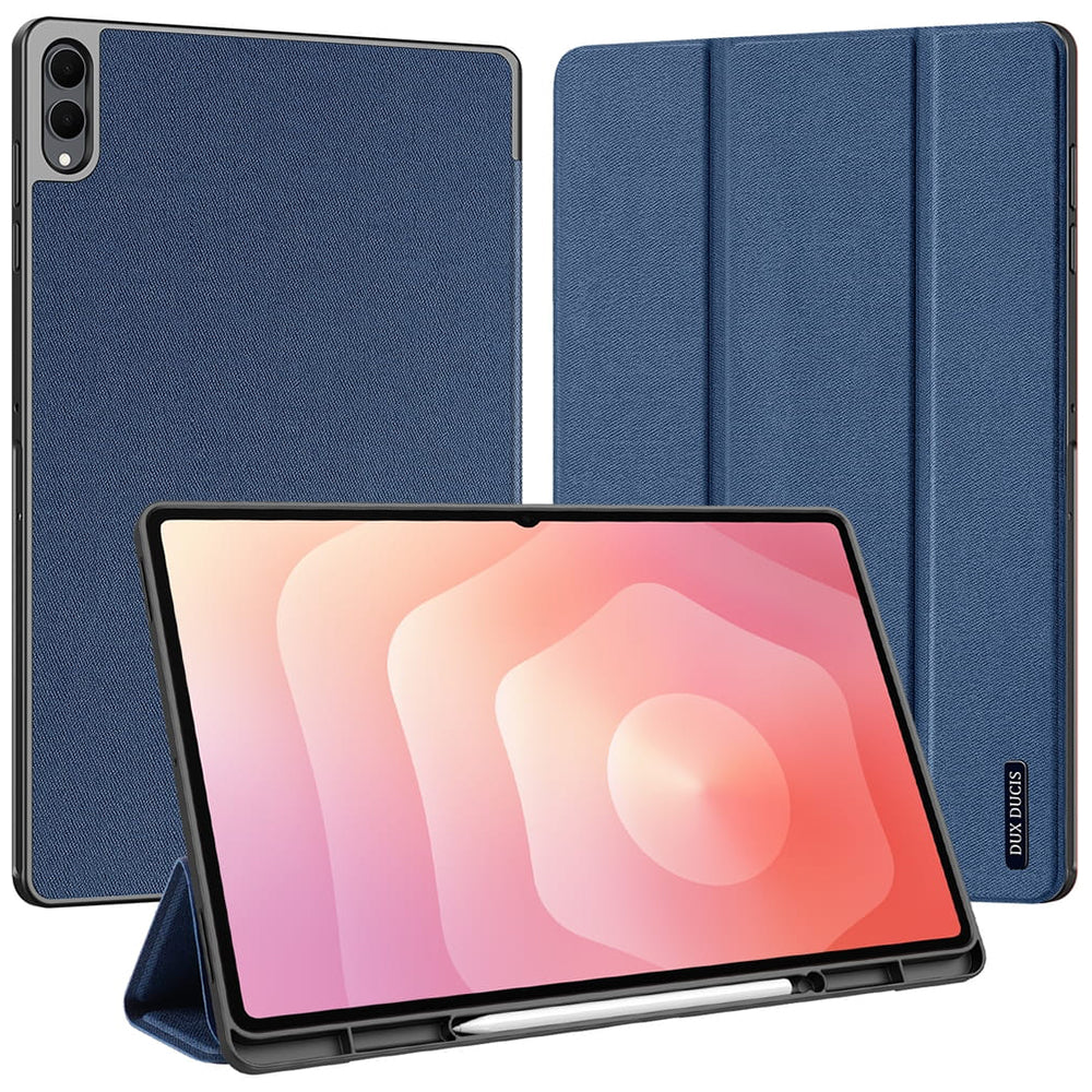 Custodia per Samsung Galaxy Tab S12 Ultra / Tab S11 Ultra, DUX DUCIS, Domo con portapenne, blu