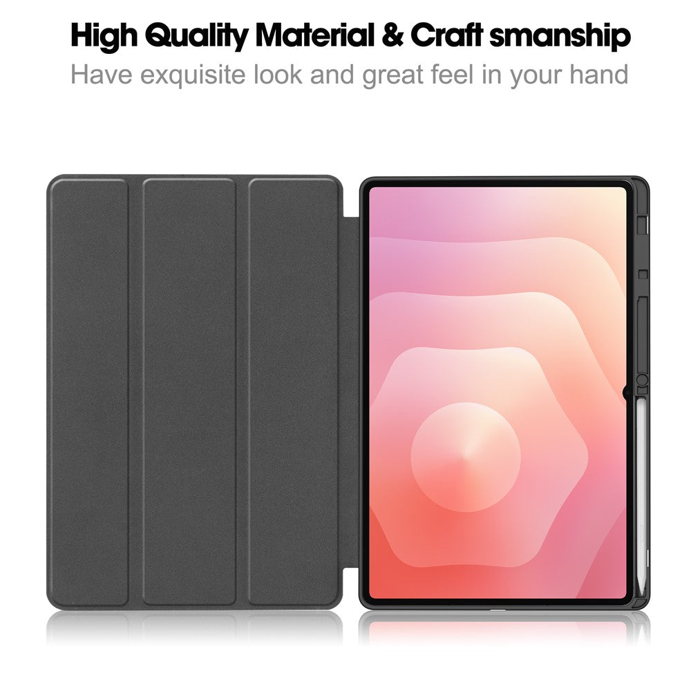 Hülle für Samsung Galaxy Tab S12 Ultra / Tab S11 Ultra, Techsuit, Flex Trifold, Rosa