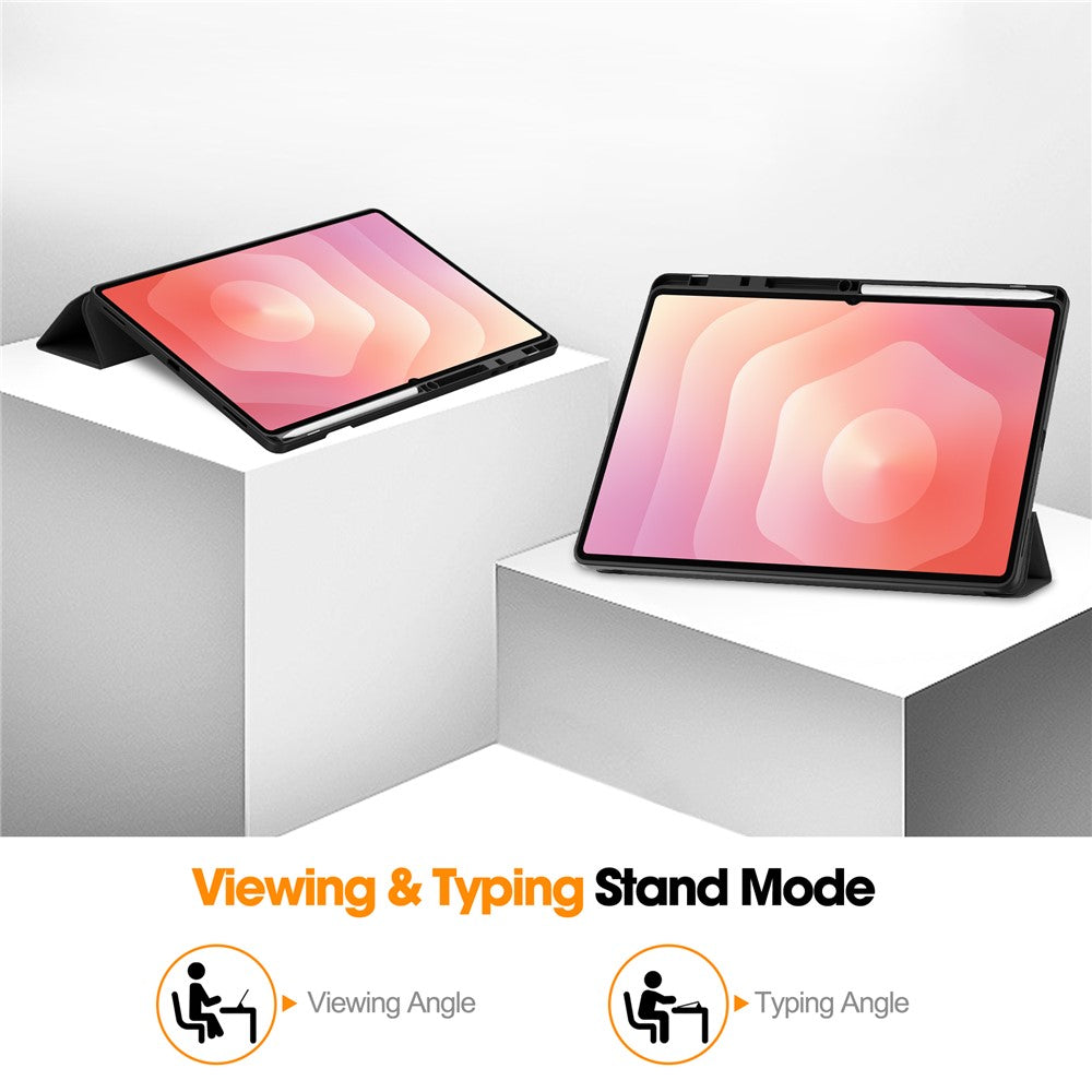 Hülle für Samsung Galaxy Tab S12 Ultra / Tab S11 Ultra, Techsuit, Flex Trifold, Matcha Grün