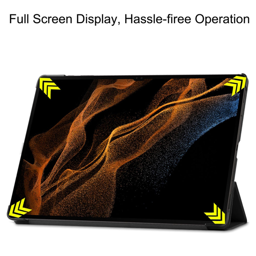 Coque pour Samsung Galaxy Tab S9 FE / Tab S9 / Tab S10 FE, Techsuit, FoldPro Starry Night, Multicolore