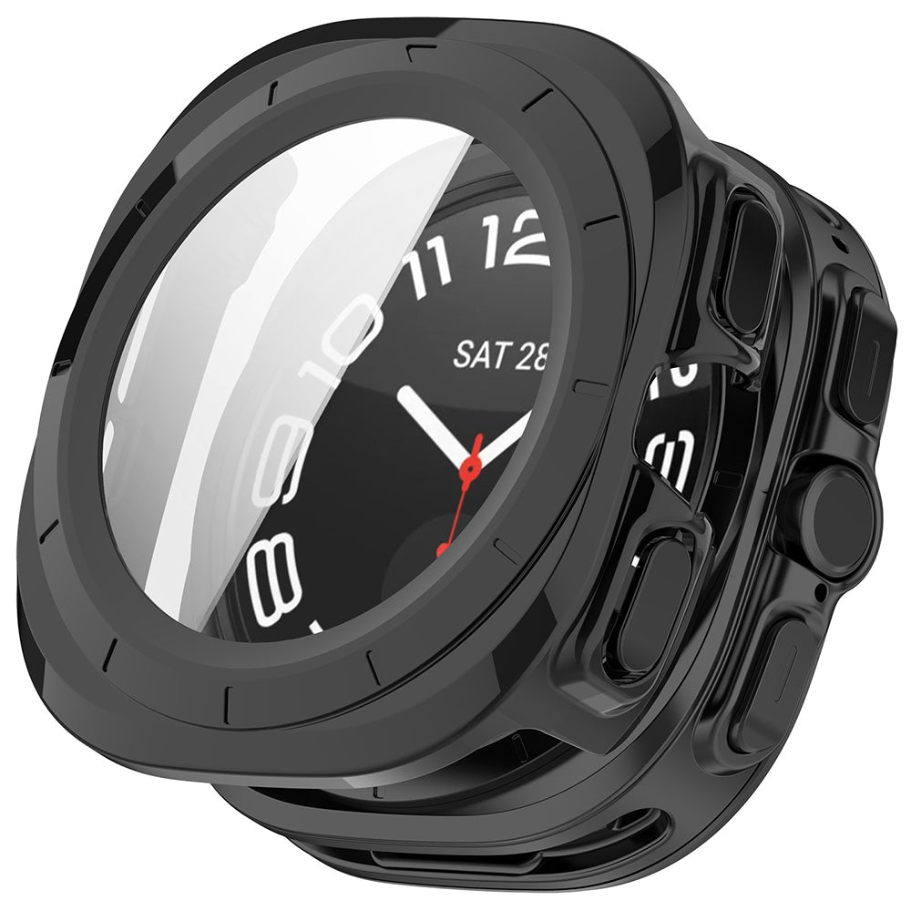 Custodia per Samsung Galaxy Watch Ultra2, Techsuit, Defense360 Pro, Nera