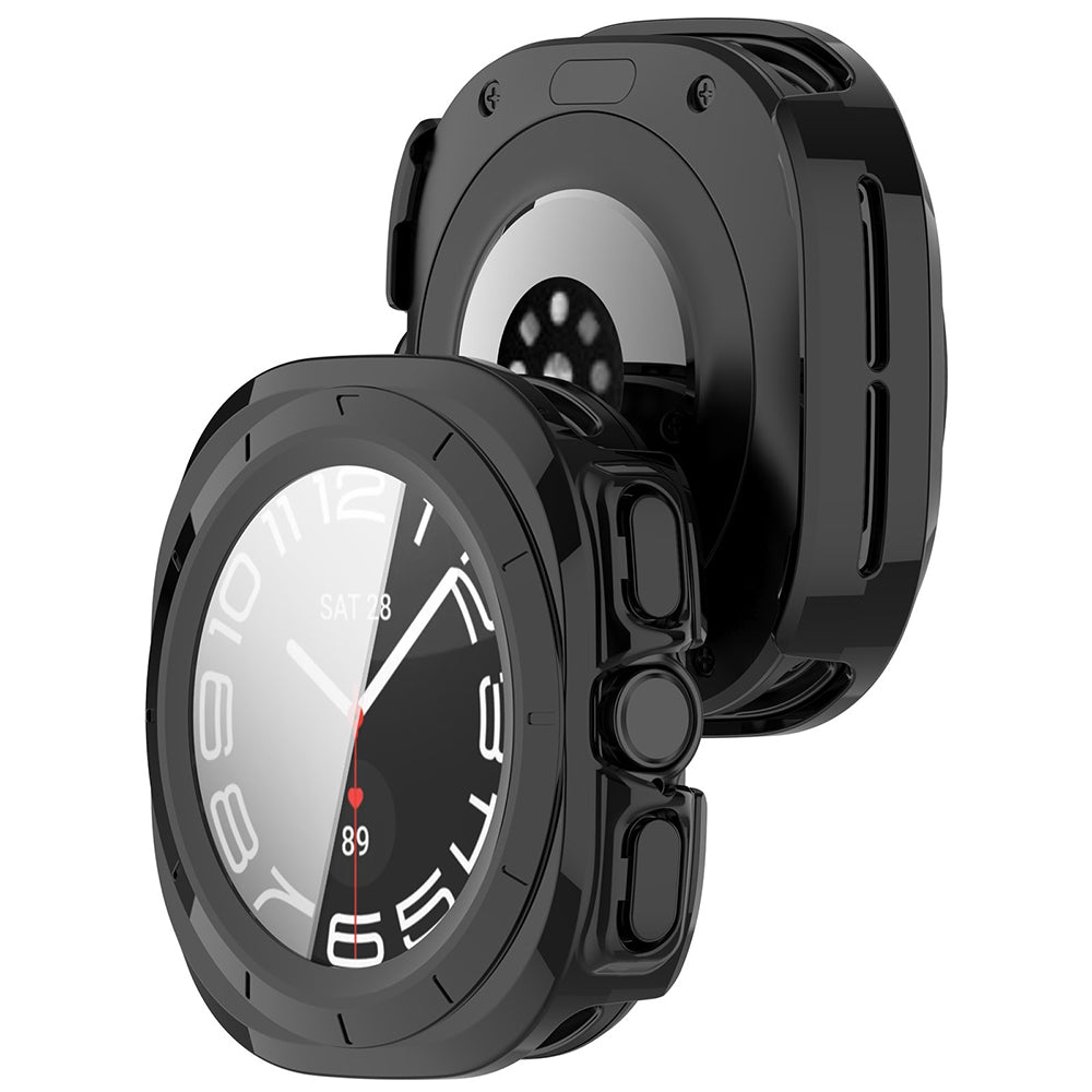 Custodia per Samsung Galaxy Watch Ultra2, Techsuit, Defense360 Pro, Nera