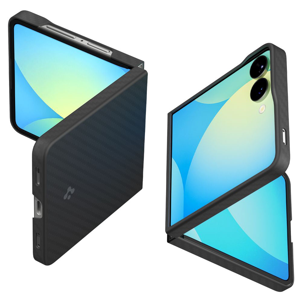 Hülle für Samsung Galaxy Z Flip7 F766, Spigen, Air Skin, Schwarz ACS09564