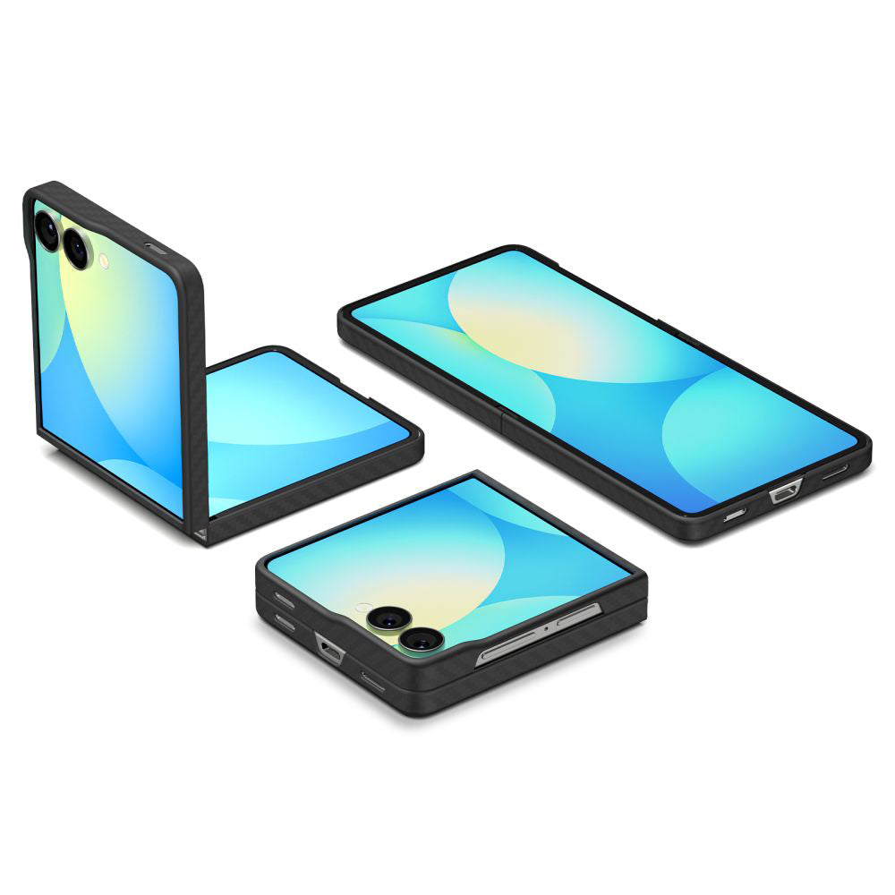 Hülle für Samsung Galaxy Z Flip7 F766, Spigen, Air Skin, Schwarz ACS09564