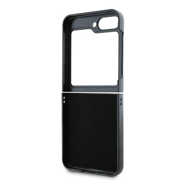 Hülle für Samsung Galaxy Z Flip7 FE F761 / Z Flip6 F741, DKNY, Kariertes Muster Gedruckte Streifen, Rosa