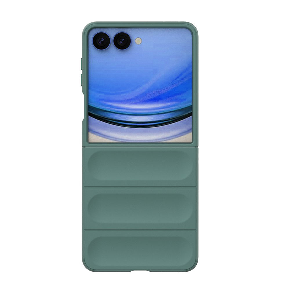 Custodia per Samsung Galaxy Z Flip8 F776, Techsuit, Magic Shield, Verde