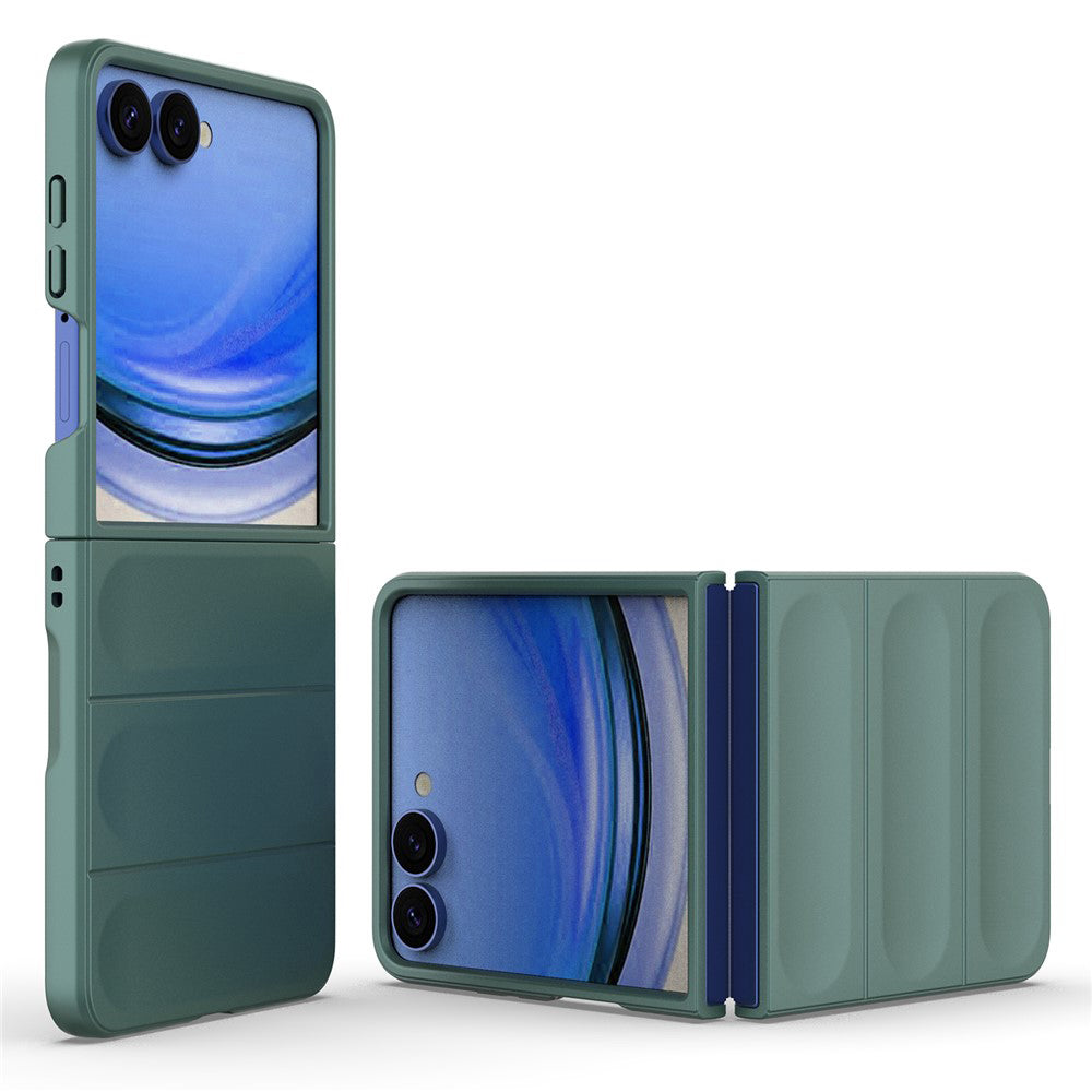 Custodia per Samsung Galaxy Z Flip8 F776, Techsuit, Magic Shield, Verde