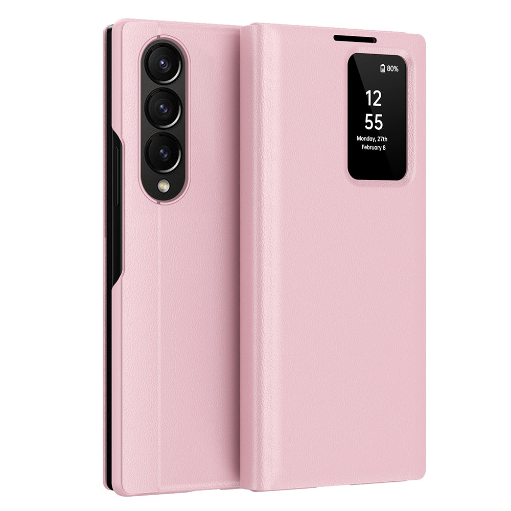 Custodia per Samsung Galaxy Z Fold3 5G F926, Techsuit, SmartView, Rosa