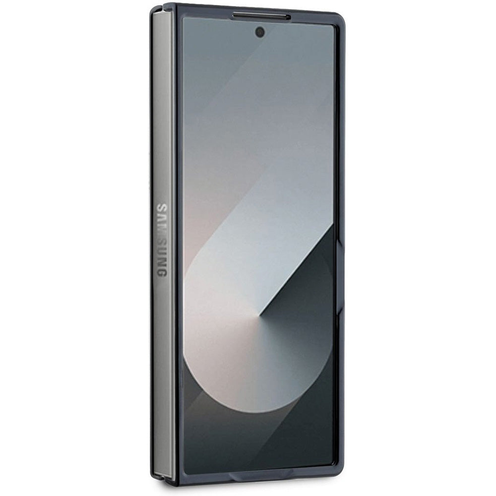 Custodia per Samsung Galaxy Z Fold6 F956, Guess, 4G Metal Logo, Marrone