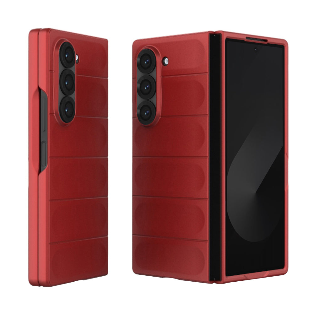 Coque pour Samsung Galaxy Z Fold6 F956, Techsuit, Magic Shield, Rouge