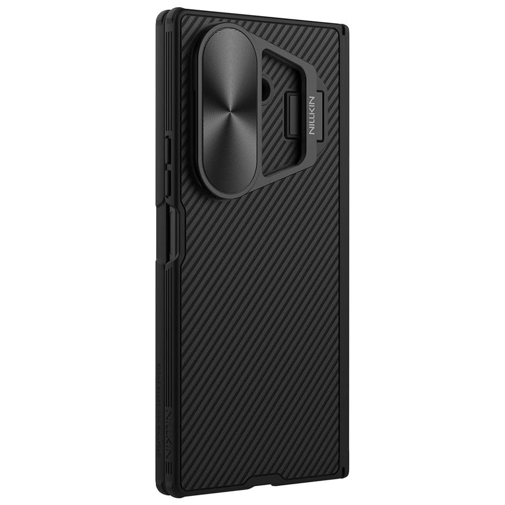 Custodia per Samsung Galaxy Z Fold7 F966, Nillkin, CamShield Prop con copertura metallica per lente, Nera