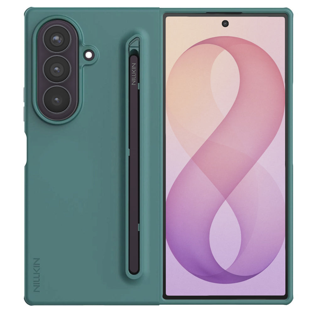 Hülle für Samsung Galaxy Z Fold8 Ultra F976, Nillkin, Flex Pure mit S-Pen-Halter, Grün