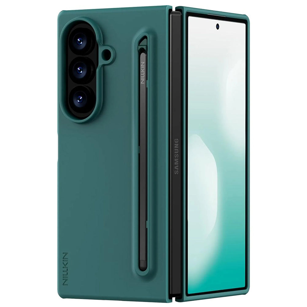 Hülle für Samsung Galaxy Z Fold8 Ultra F976, Nillkin, Flex Pure mit S-Pen-Halter, Grün