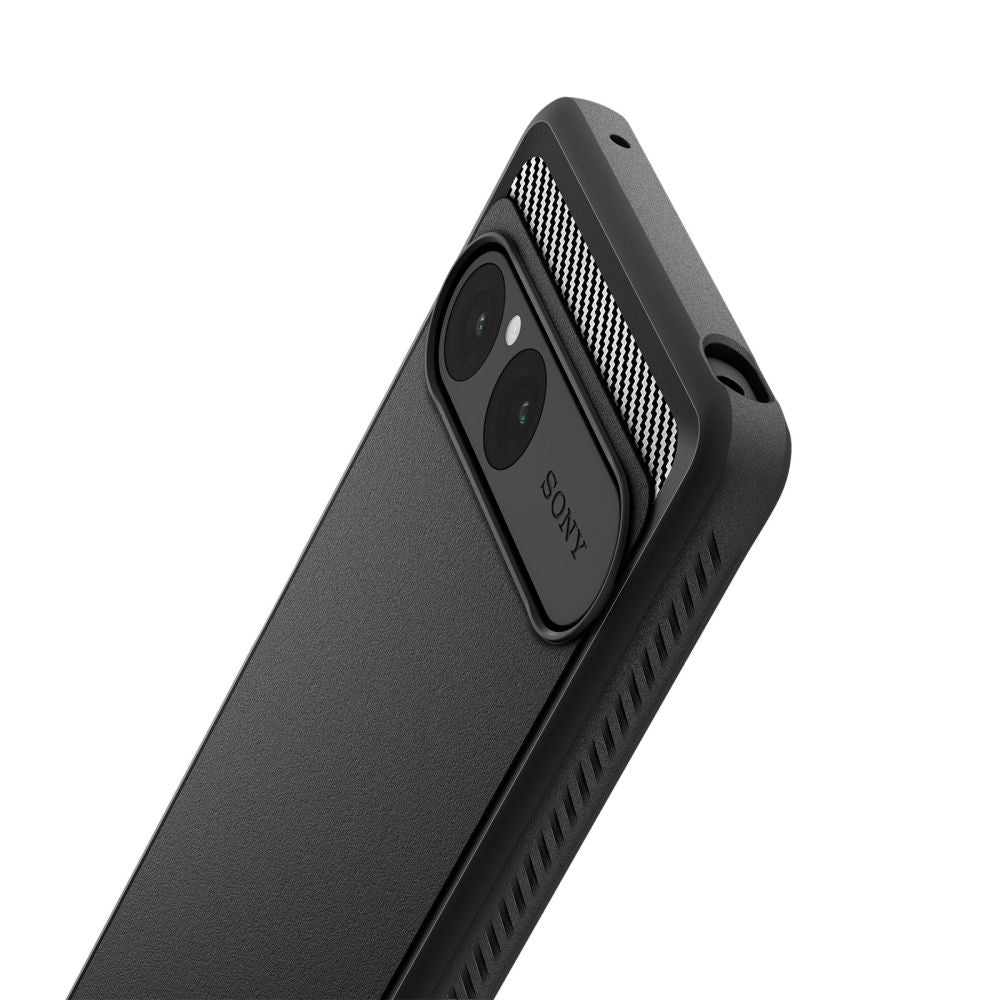 Custodia per Sony Xperia 10 VII, Spigen, Rugged Armor, Nera ACS09592
