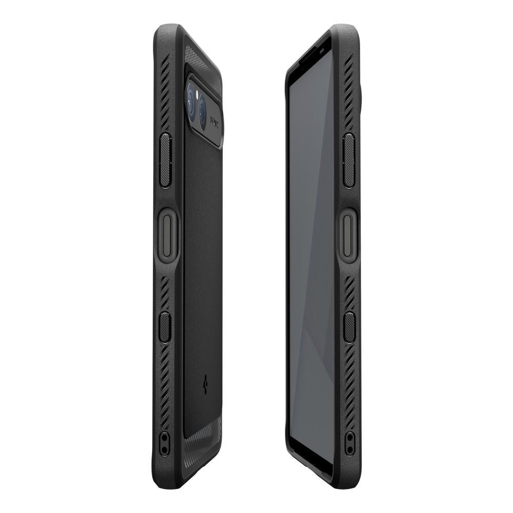 Custodia per Sony Xperia 10 VII, Spigen, Rugged Armor, Nera ACS09592