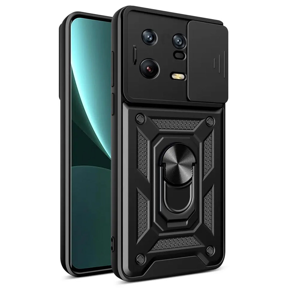 Custodia per Xiaomi 13 Pro, Techsuit, CamShield, Nera