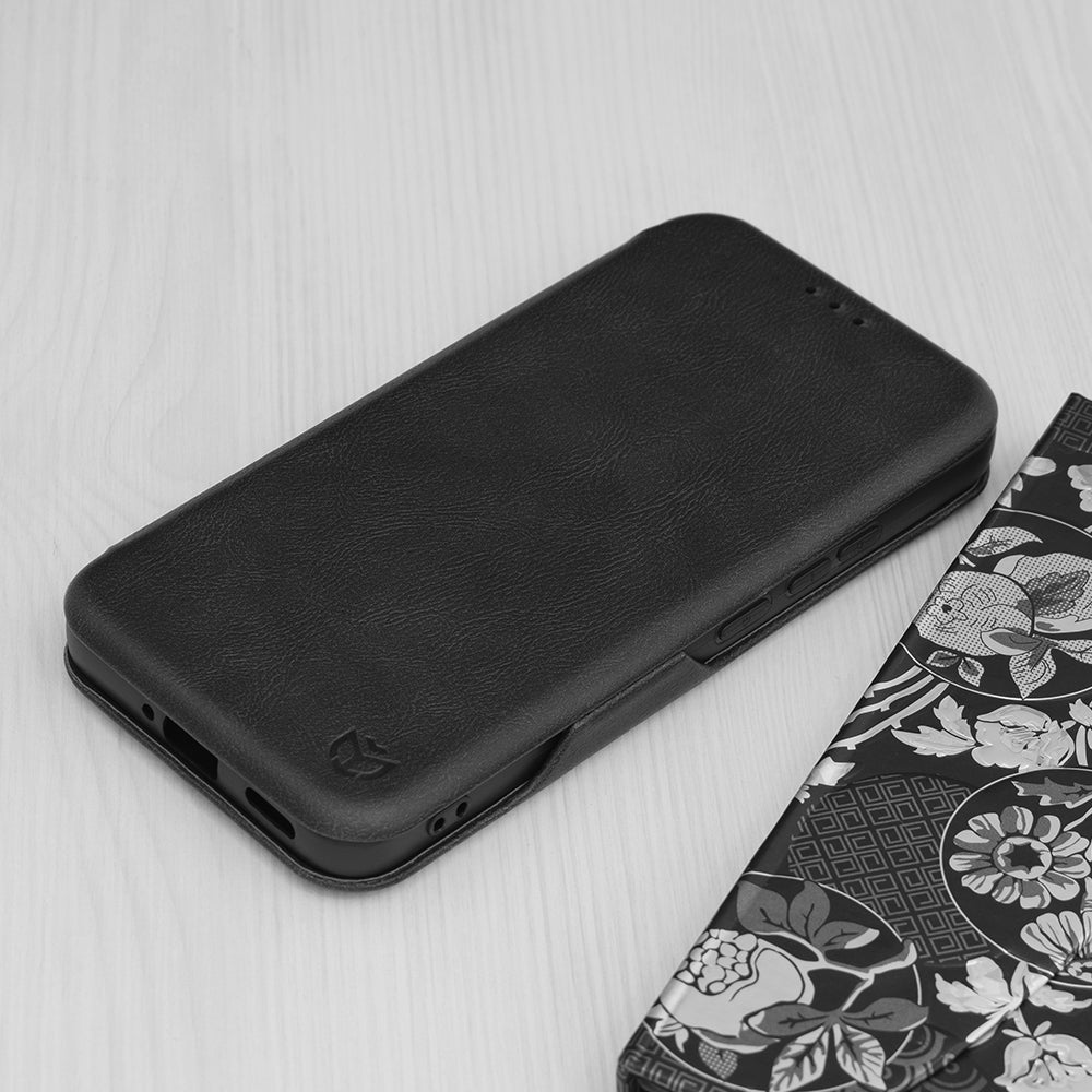 Custodia per Xiaomi 13, Techsuit, Safe Wallet Plus, Nera