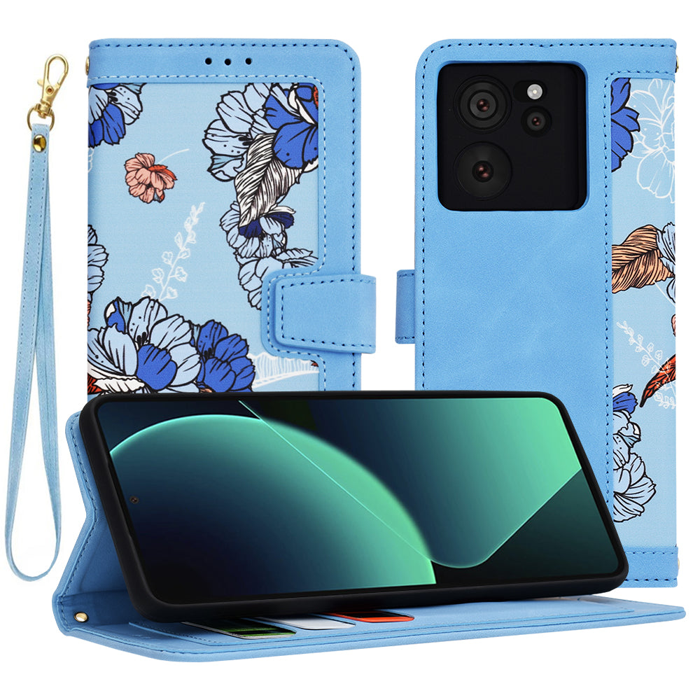 Custodia per Xiaomi 13T Pro / 13T, Techsuit, FlipCraft, Blu