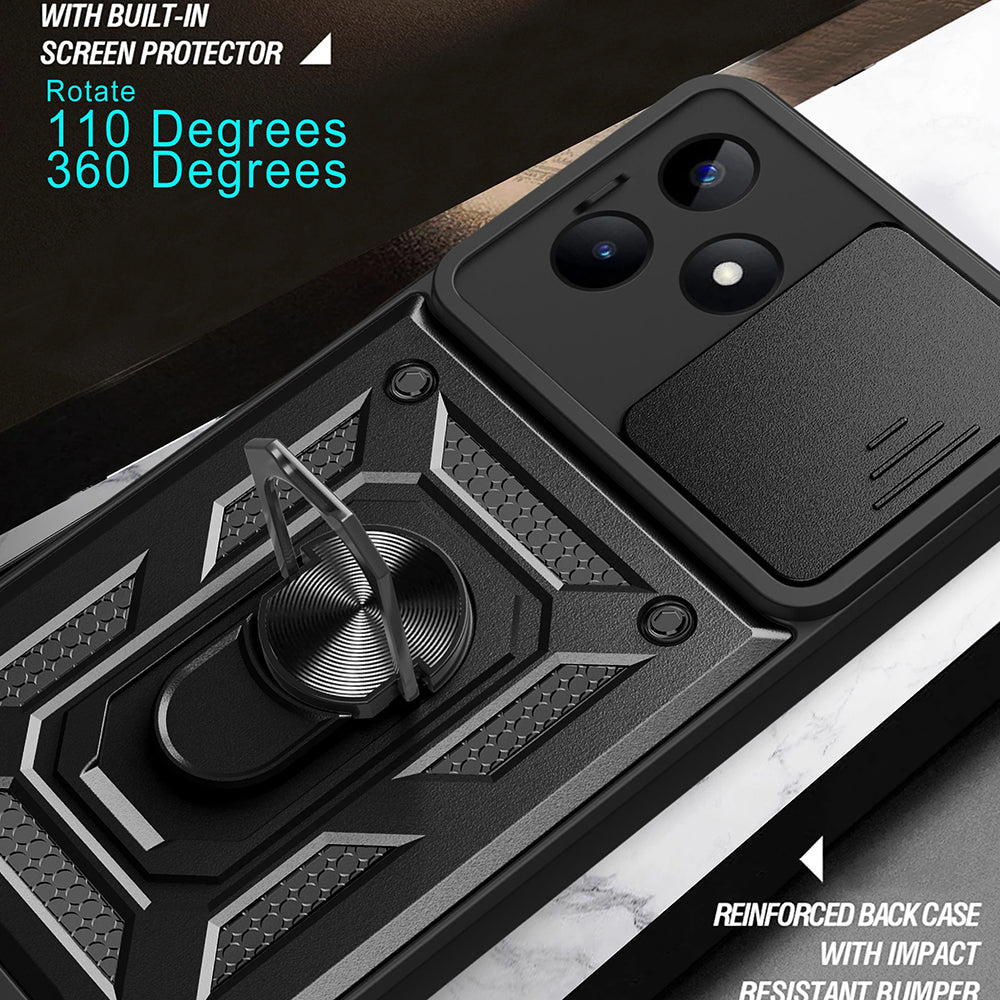 Custodia per Xiaomi 14, Techsuit, CamShield, Rosa