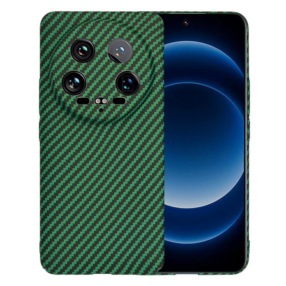 Coque pour Xiaomi 14 Ultra, Techsuit, Carbonite FiberShell, Vert