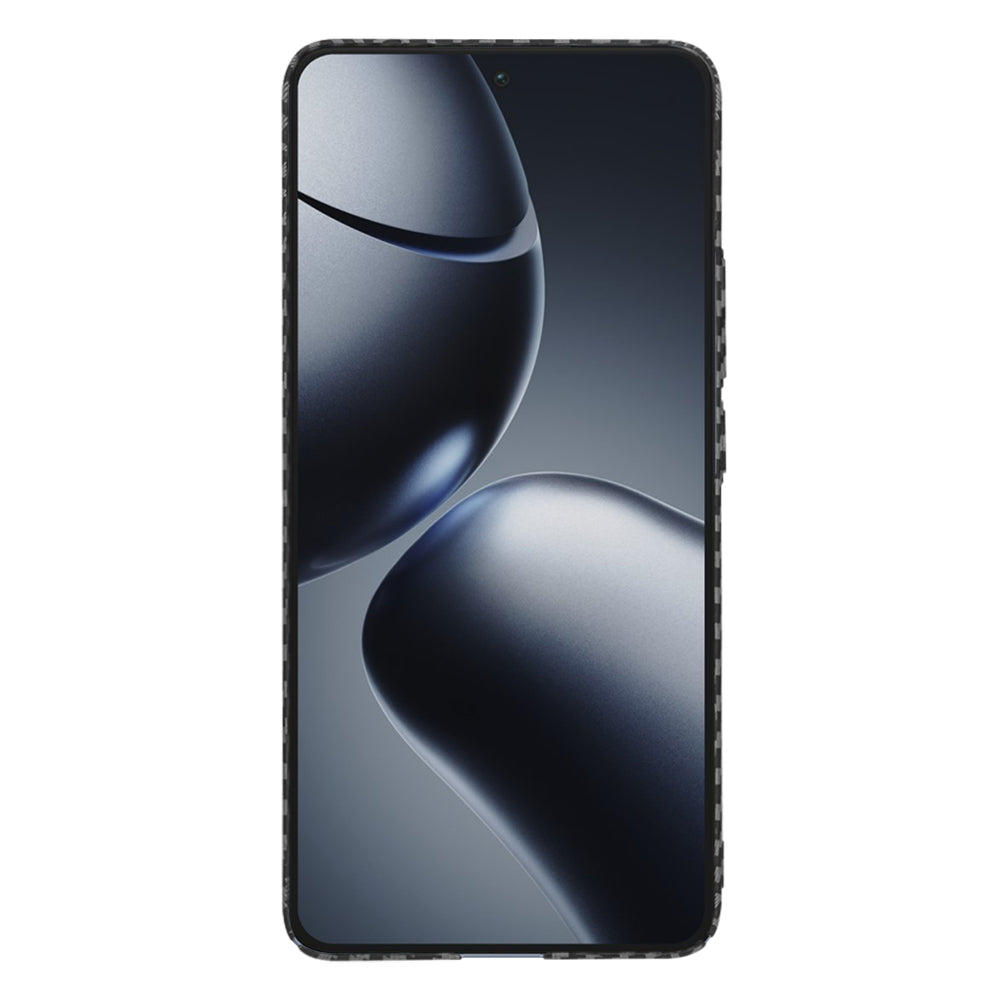 Custodia per Xiaomi 14T Pro, Techsuit, Carbonite FiberShell, Nera
