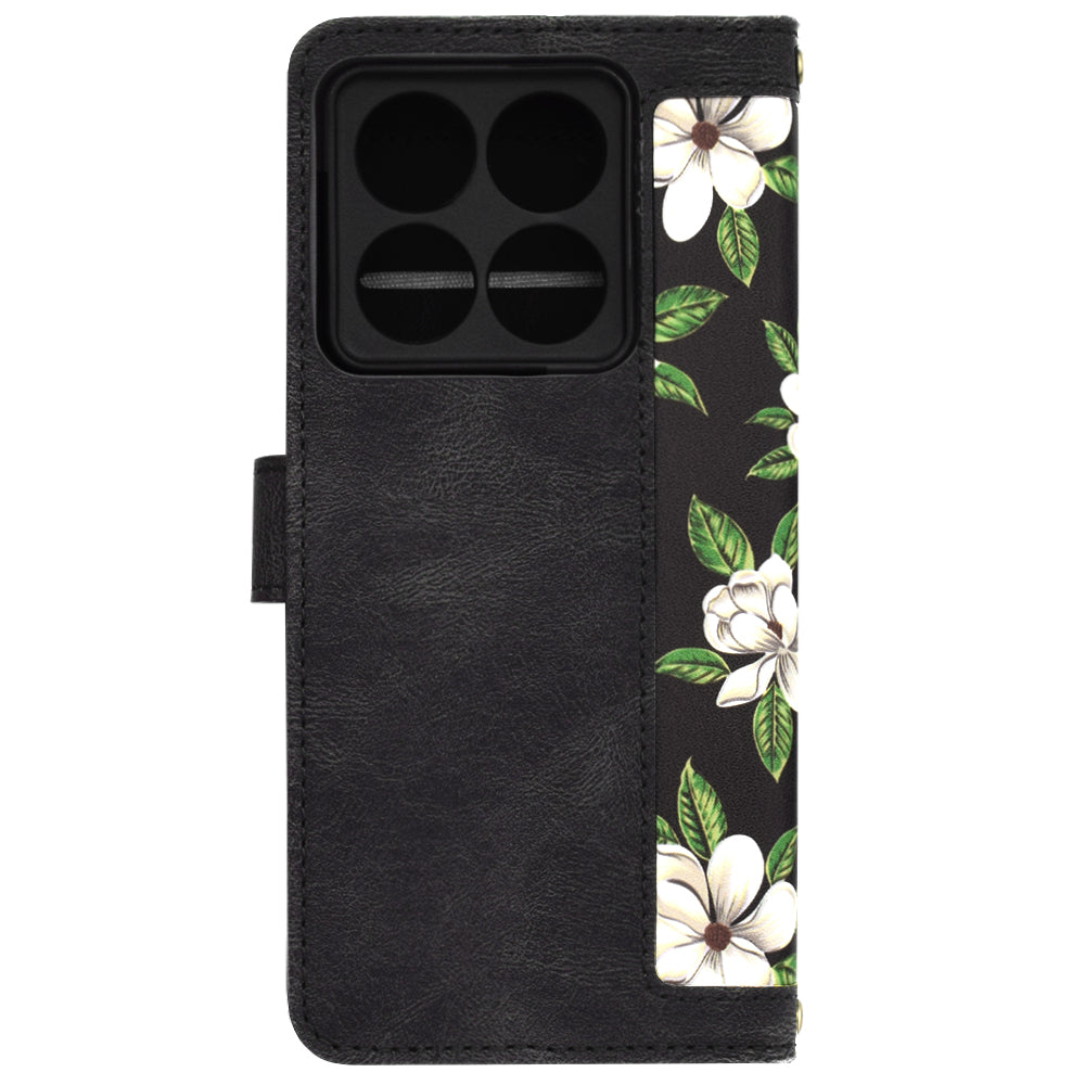 Custodia per Xiaomi 14T Pro, Techsuit, FlipCraft, Nera