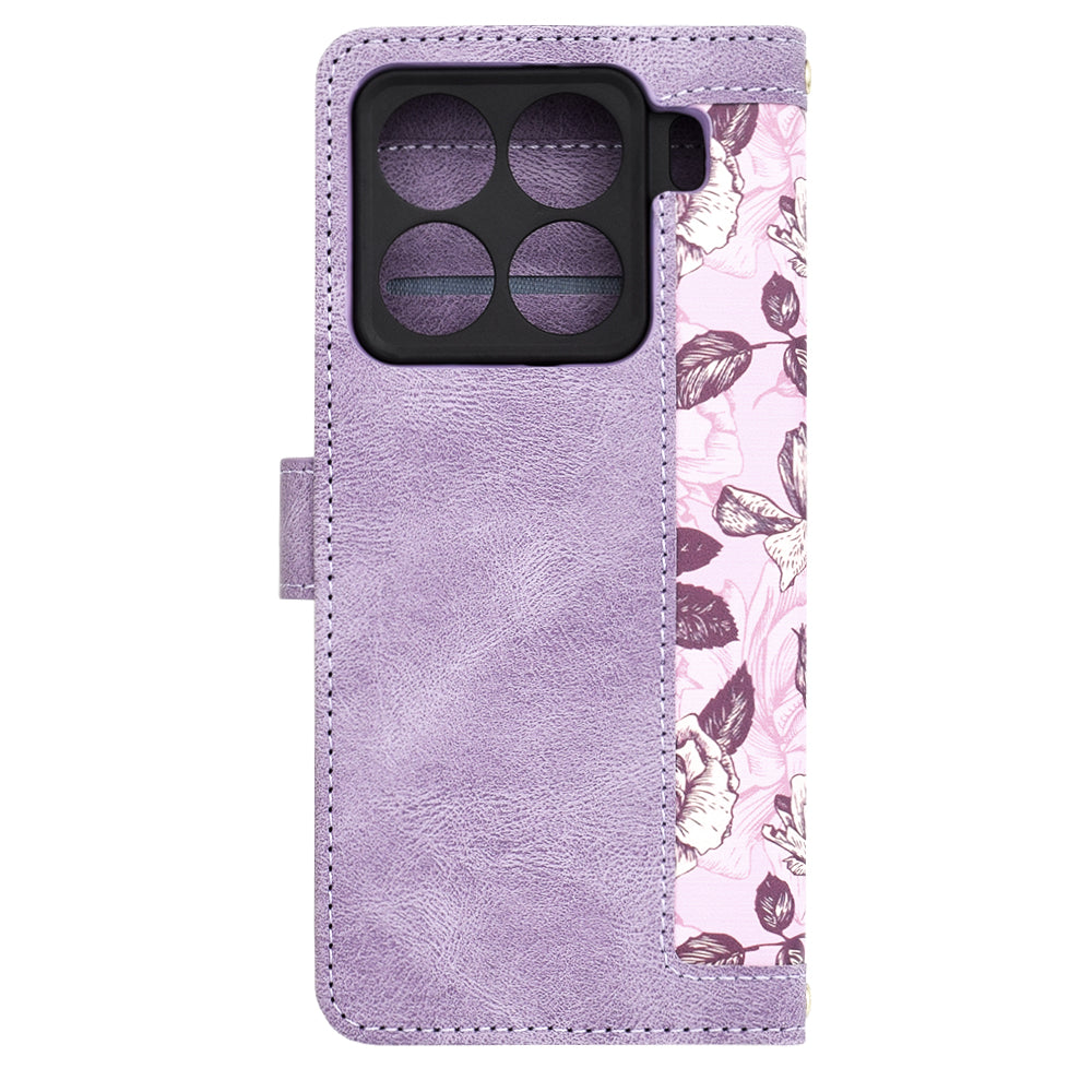 Custodia per Xiaomi 15 Pro, Techsuit, FlipCraft, Viola