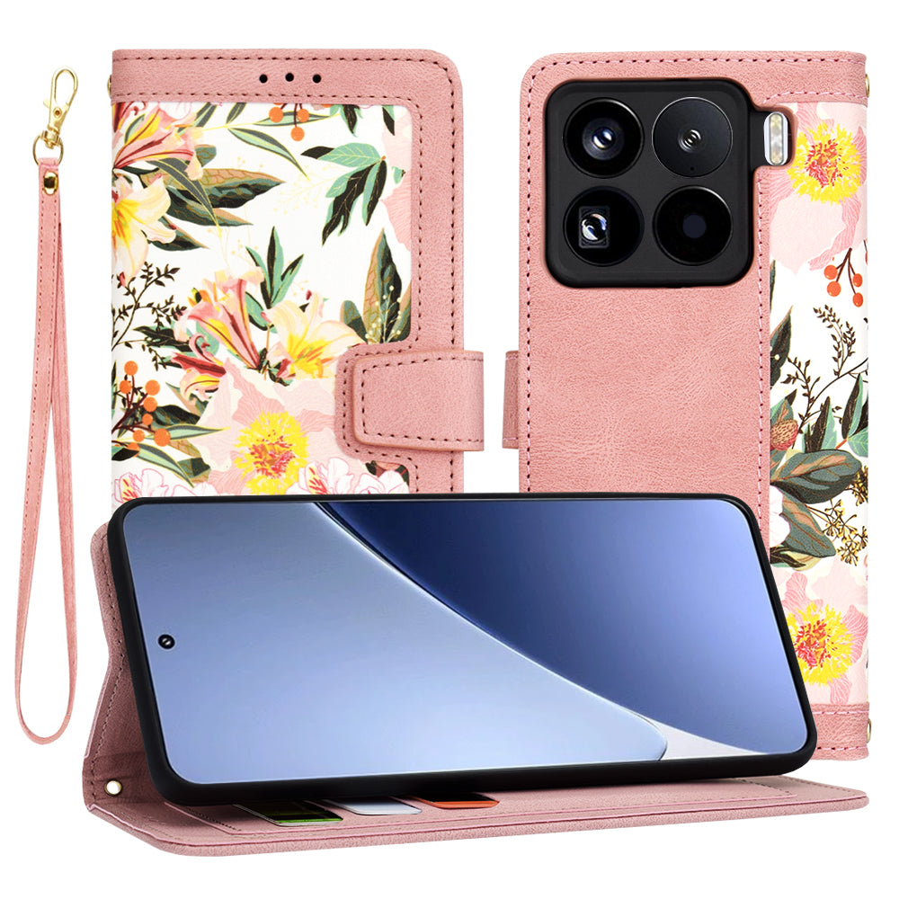 Coque pour Xiaomi 15 Pro, Techsuit, FlipCraft, Rose