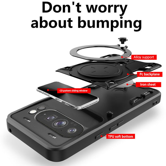 Hülle für Xiaomi 15, Techsuit, CamGuard Pro, Lila