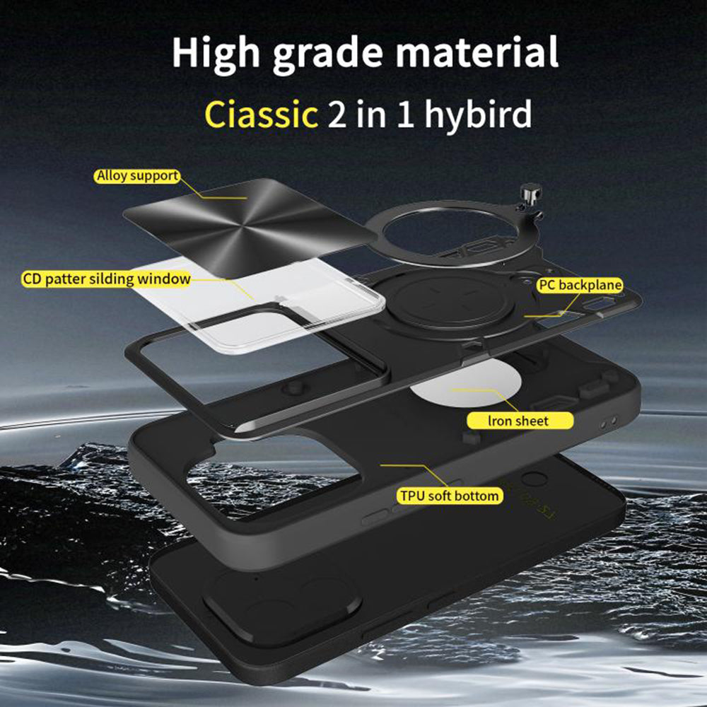 Custodia per Xiaomi 15T Pro, Techsuit, CamGuard Pro, Blu
